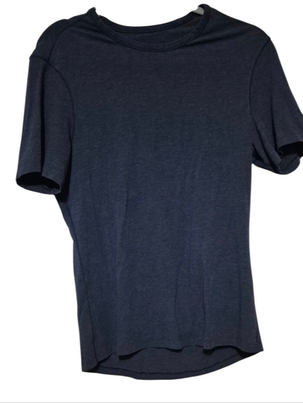 Lululemon Blue Heathered Athletic T-Shirt Tag Removed See Measurements